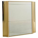 1970s goldenrod wall mirrorc