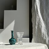 Petit vase en verre évasé classique