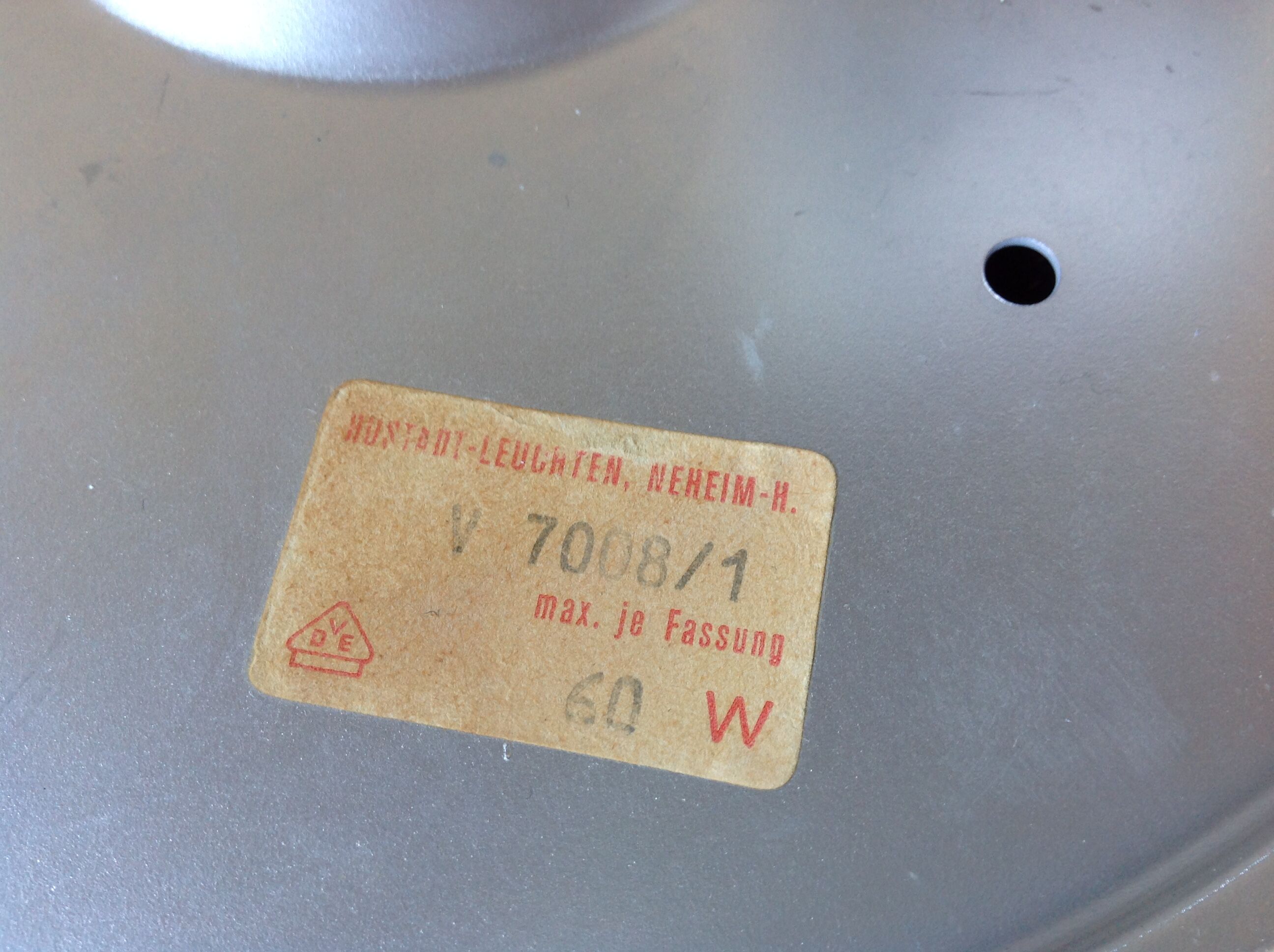 Bubble ceiling lamp by Helena Tynell for Hustadt Leuchten / vintage 60s-70s