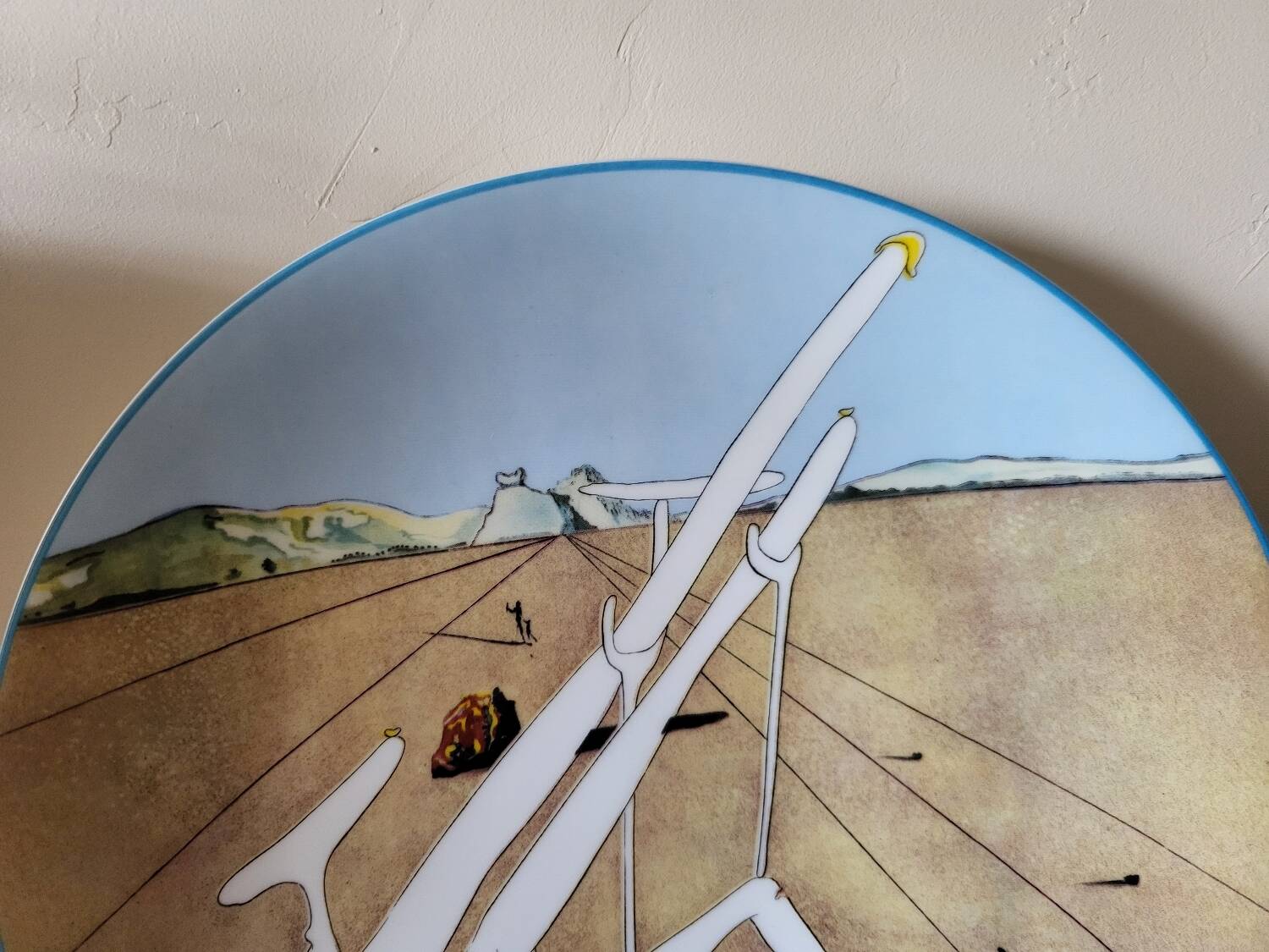 Salvador Dali numbered porcelain plate