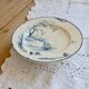 Antique Gien compote dish model Marines - 19th century - Blue marine landscape decoration