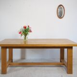 Solid oak farmhouse table