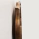Arched gold-leaf mirror with marbled glass border by Deknudt, Belgium, 20th
