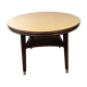 Vintage two-plated round coffee table