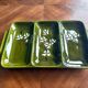 Former servant 3 compartments Glazed ceramic Signed Poët-Laval Vintage pottery 50s