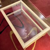 Table basse en merisier sur mesure – Architecte d’intérieur, pièce unique