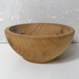 small turned wooden bowl