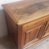 Low buffet in late 19th century walnut 3 doors including 1 side