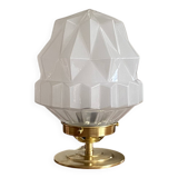 Antique glass globe skyscraper table desk lamp