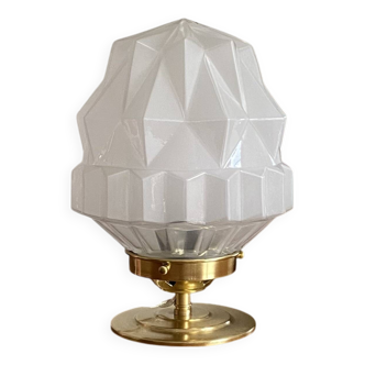 Antique glass globe skyscraper table desk lamp
