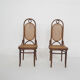 Set of 2 Thonet nr. 5 dining chairs, Romania, 1900