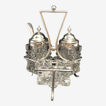 Victorian condiment set