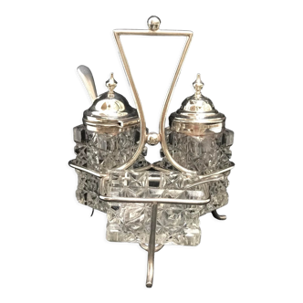 Victorian condiment set