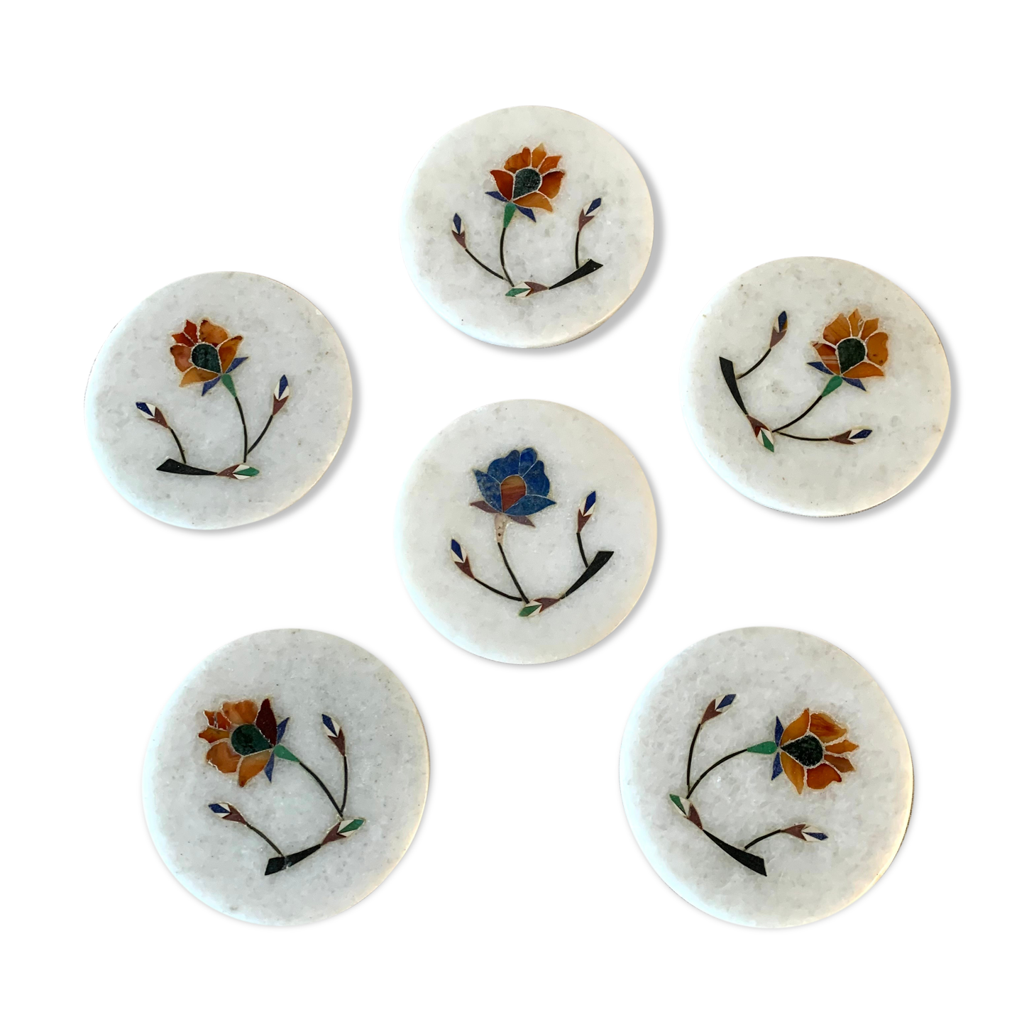 6 under alabaster glasses