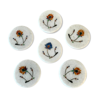 6 under alabaster glasses