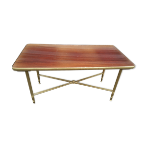 Table basse laiton et