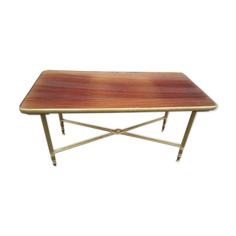 Table basse laiton et formica