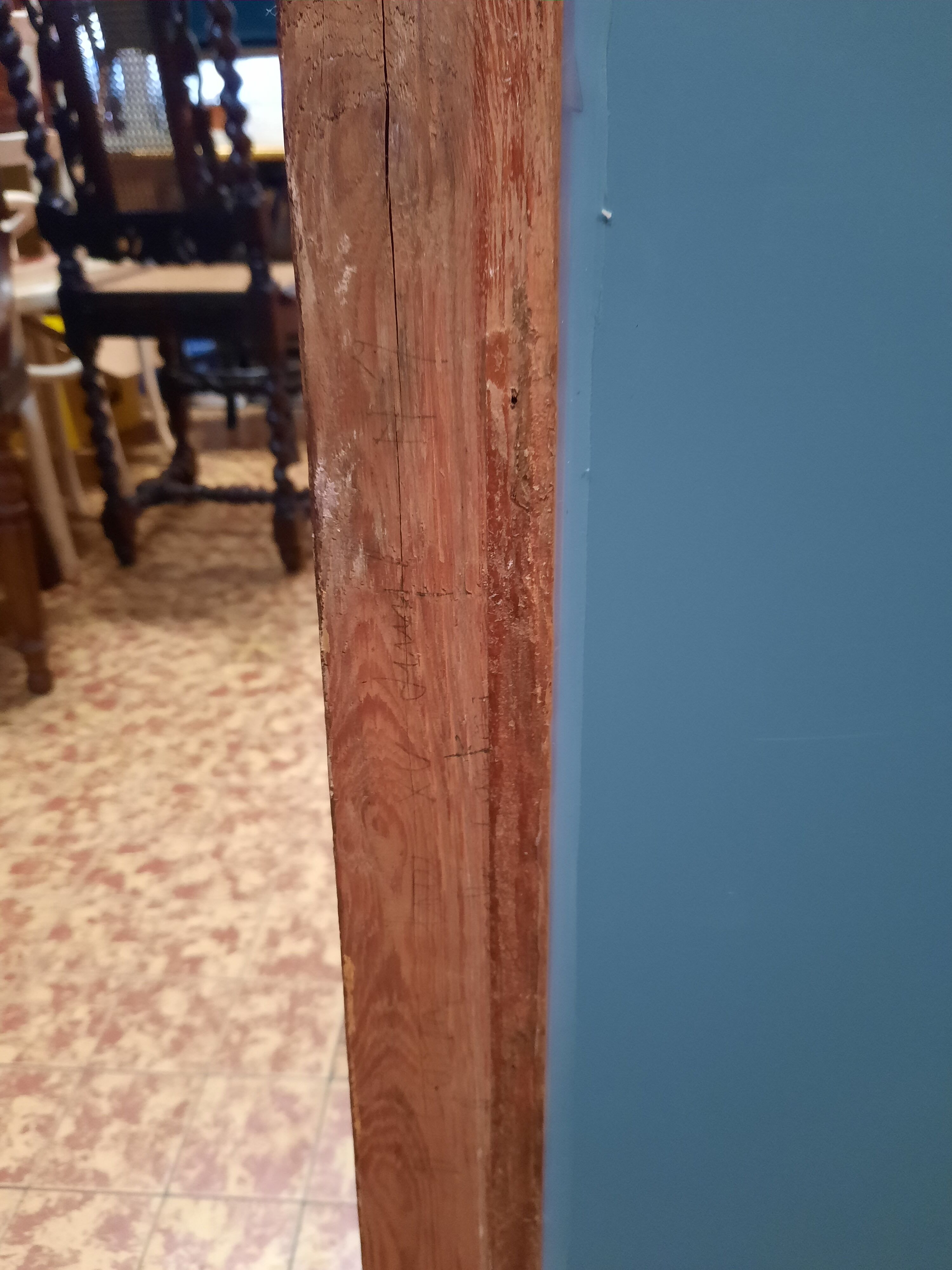 Miroir en bois doré