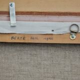 Painting hamlet in winter