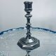 Antique silver plated Grenadier candle holder made in England