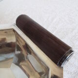 Art deco style stainless steel dish