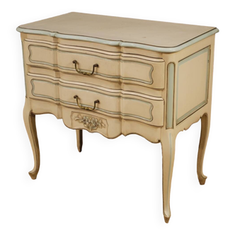 Commode française laquée et peinte du 20ème siècle