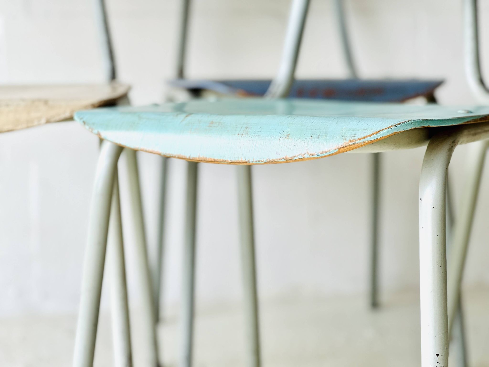 Chaises d'école, ensemble de 4