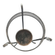 Wrought iron umbrella holder