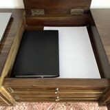 Dressing table, Louis XVI style mahogany side desk