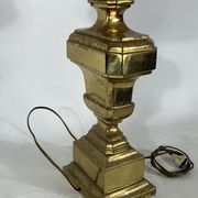 Lampe de table italienne en laiton massif des années 50