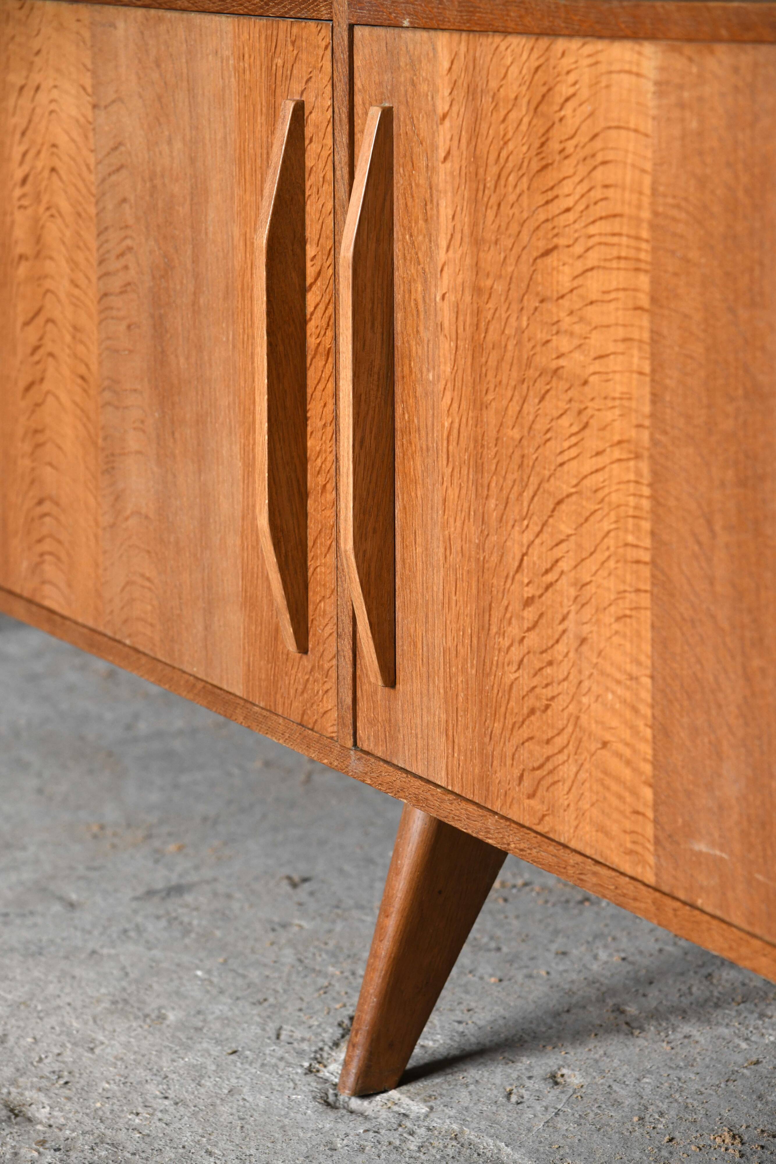 Oak high sideboard
