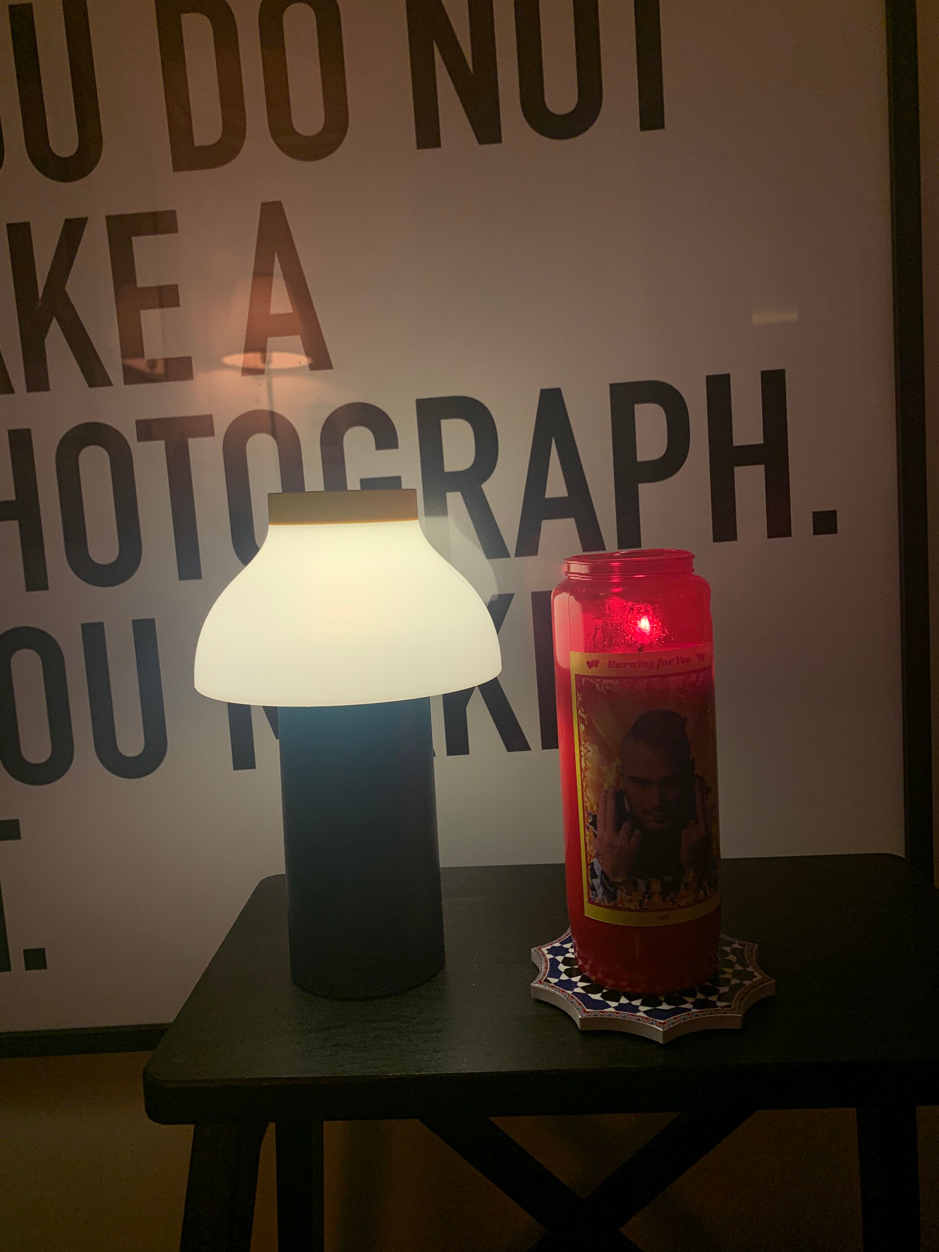 Illuminated vintage advertising sign