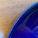 Dark blue pottery bowl from West Germany from the mid-century, 1960s.