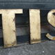 Sign art deco surgeon dentist