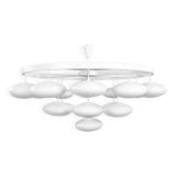 Impressive cloud chandelier mid-century modern of Volksgarten Milchhalle Vienna