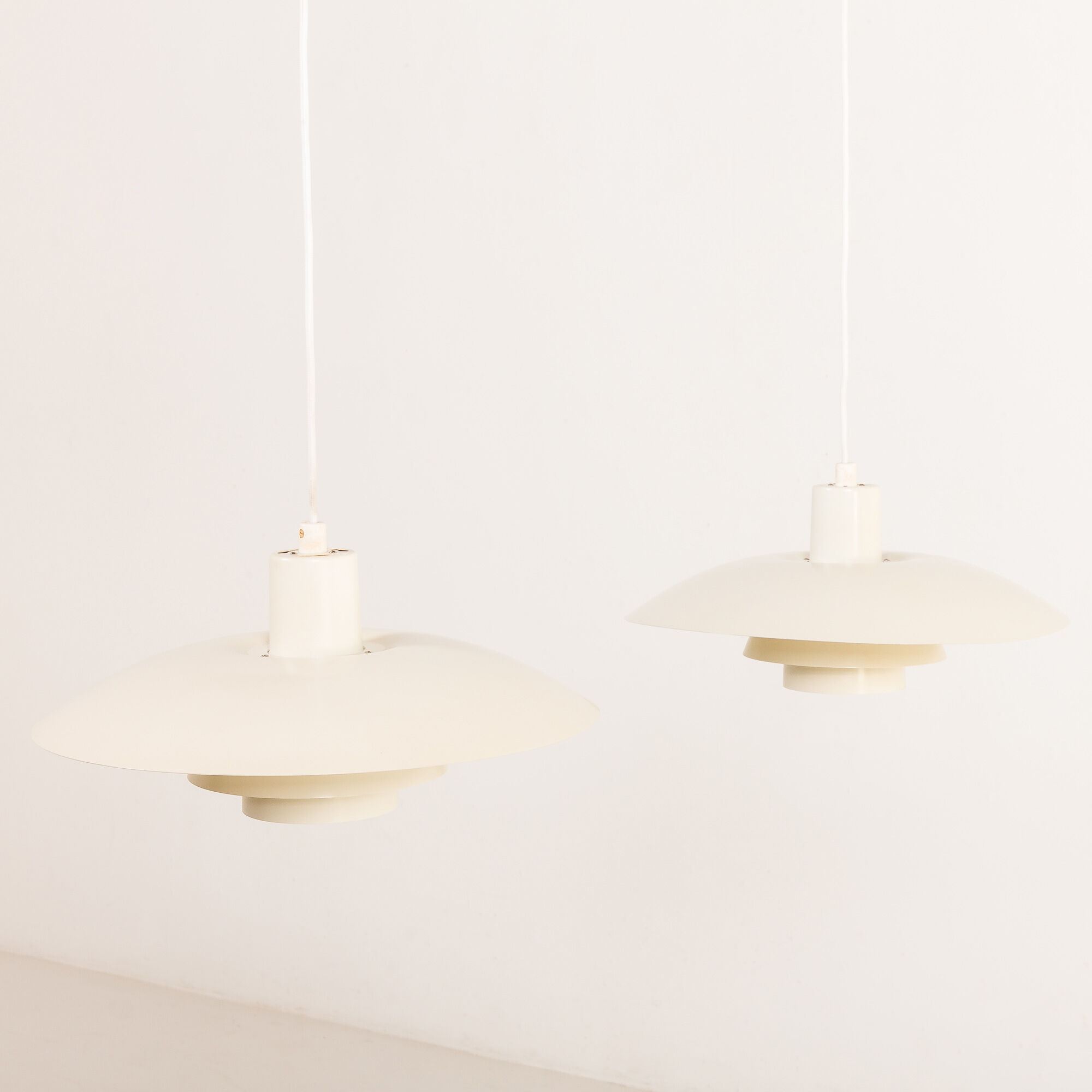 PH 4/3 vintage pendant lamp Poul Henningsen, set of 2, Louis Poulsen, Denmark, 1970s