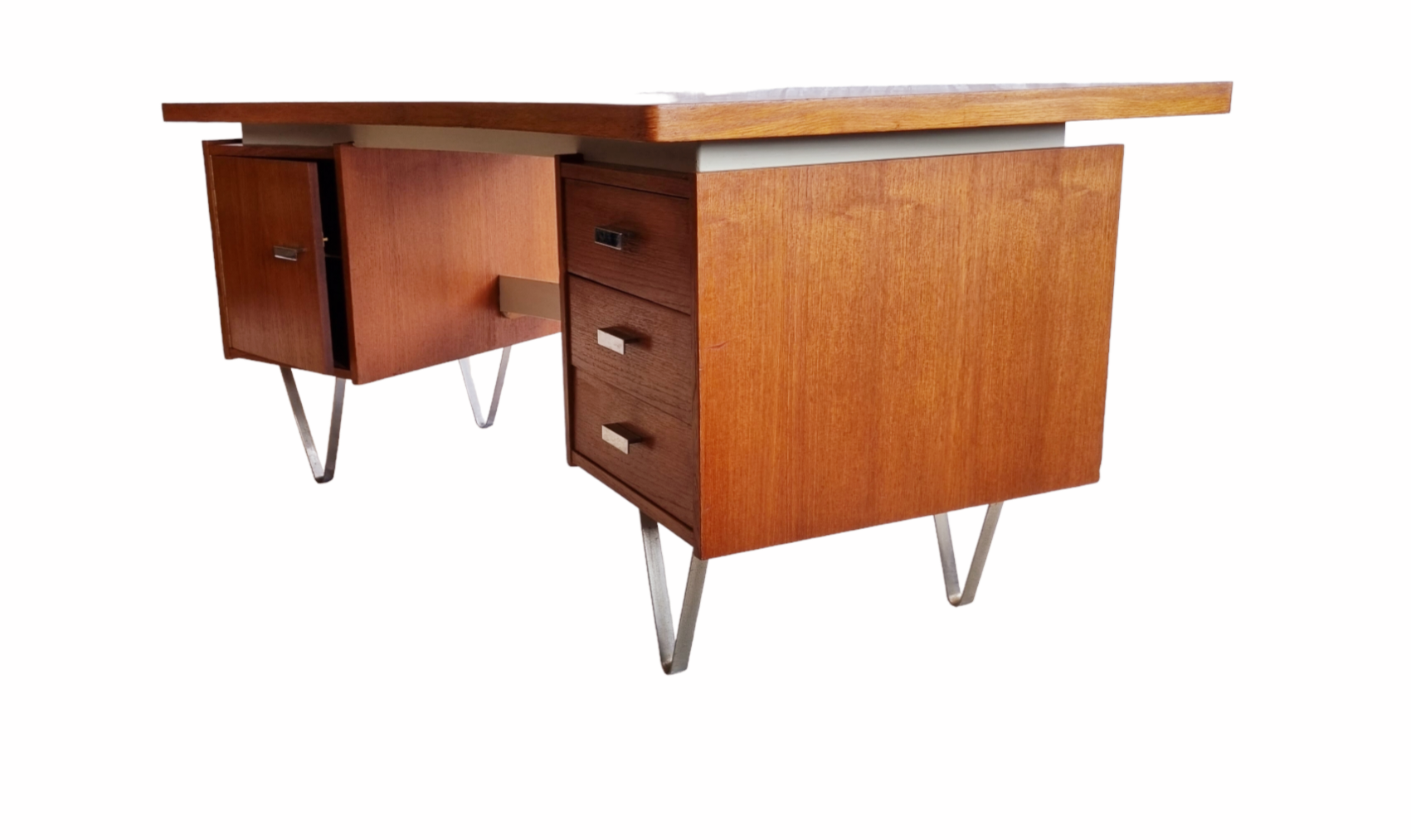 Boomerang Floating Desk from Tijsseling Nijkerk, the Netherlands, 1960s