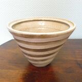 Artisanal pottery, plant holders, Raku