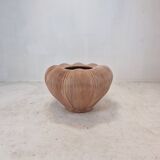 Large Bamboo and Rattan Flowerpot or Planter, France 1970's