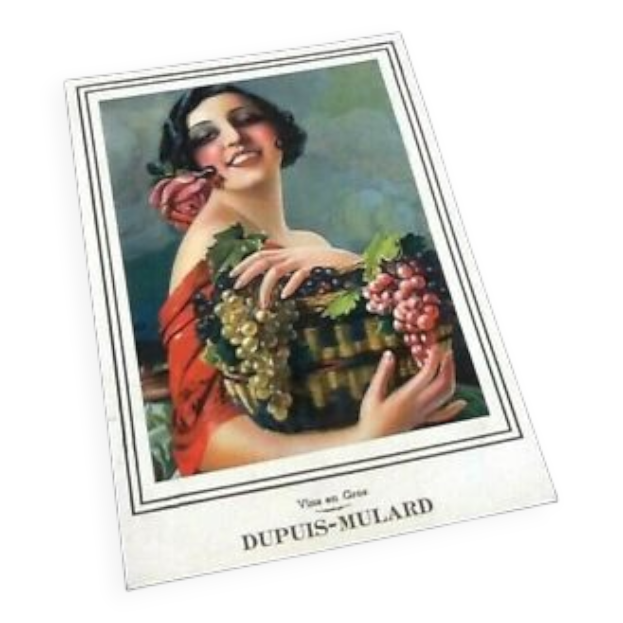 Poster / Old advertising on cardboard