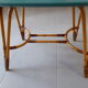 Table basse "haricot" vintage relookée