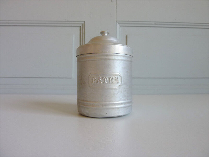 Set of 6 tin spice pots