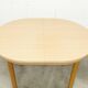 Modernist convertible oval table set and 4 matching chairs 1990