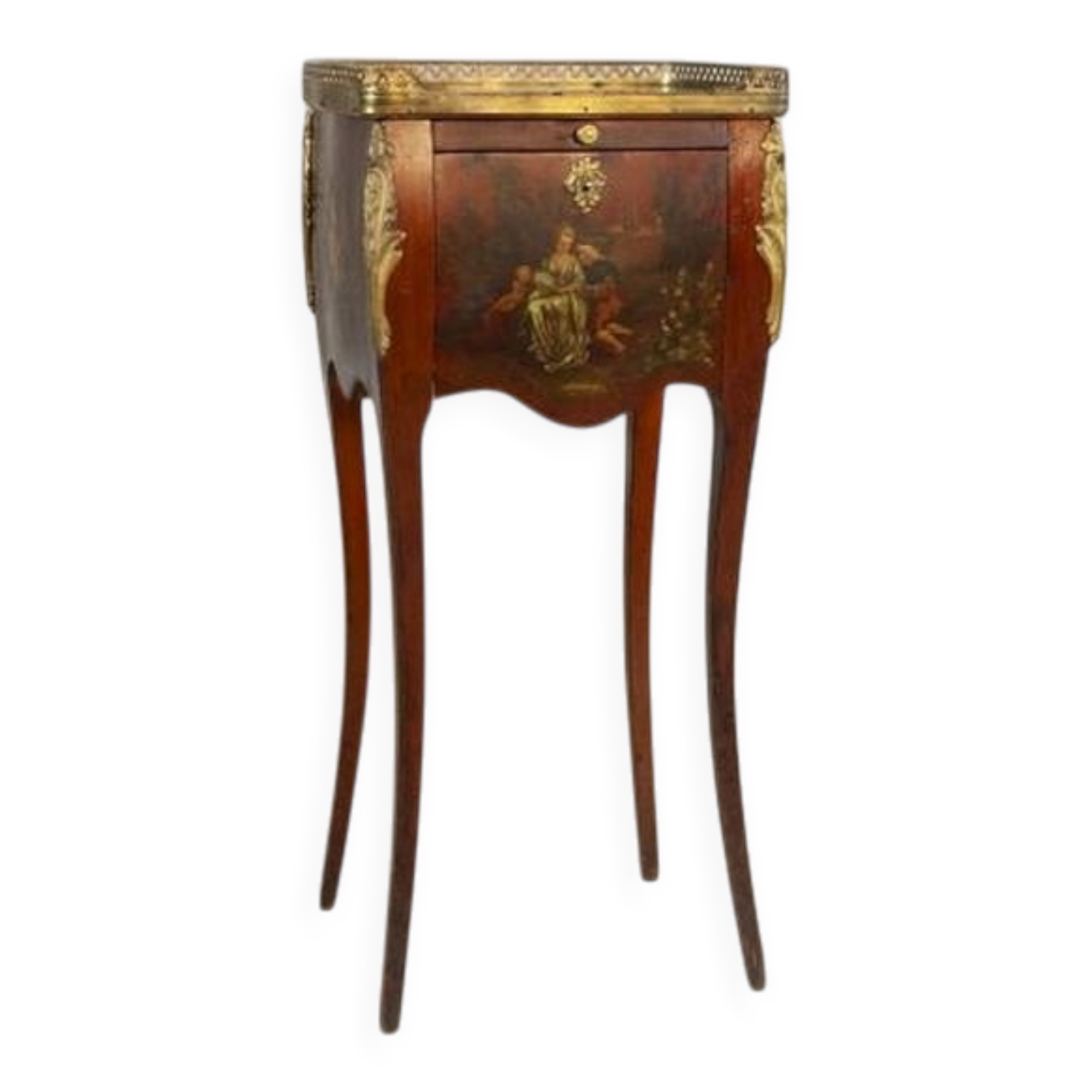 Louis XV Walnut Nightstand