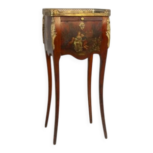 table de nuit en noyer