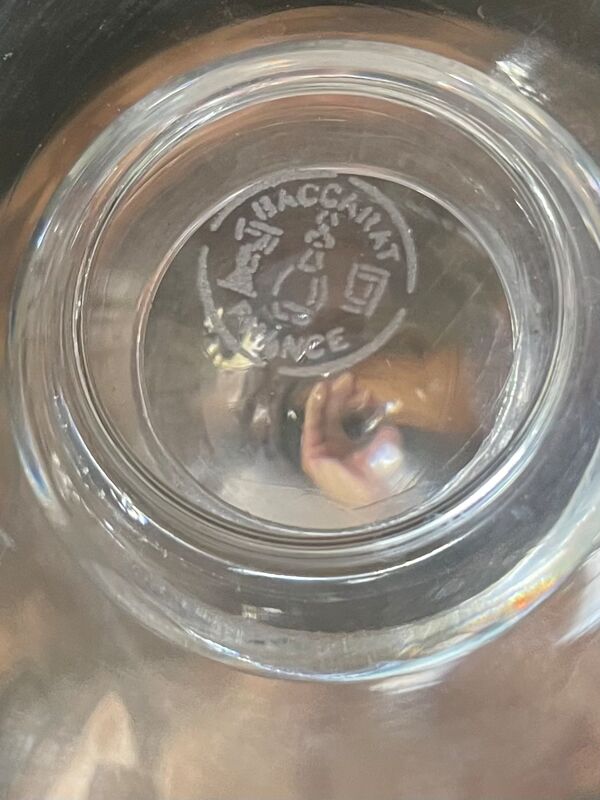 carafe en cristal Baccarat modèle Capri