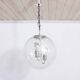 Suspension in glass and chrome metal BORN Leuchten