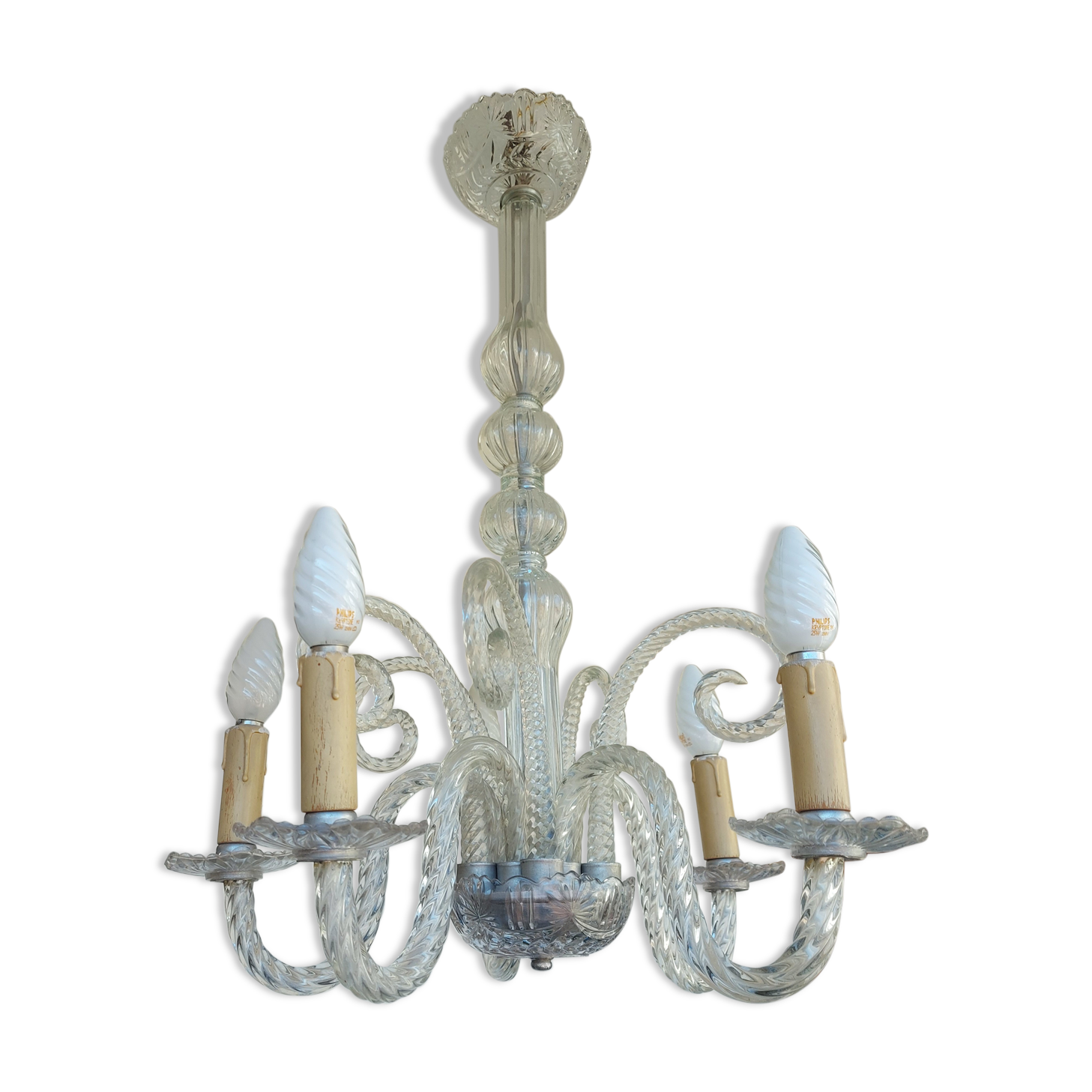 Murano 5-branched chandelier