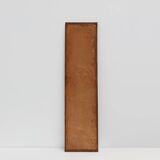 French art deco mirror with carved oak wooden frame, ca. 1930