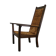 Fauteuil avec haut dossier par Willy Ohler